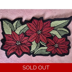 Poinsettia Doormat